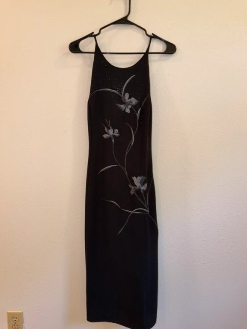 Vintage Embroidered Formal Dress